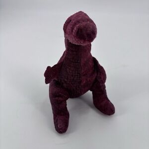 Russ Zonies Earth Zone Megabyte‎ Red T-Rex Dinosaur Beanbag Plush Stuffed 1997